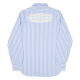 REPLAY Mens Shirt Blue Striped Long Sleeve M
