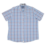 PIERRE CARDIN Mens Shirt Blue Check 2XL