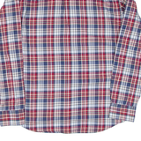 TOMMY HILFIGER New York Fit Mens Shirt Red Check Long Sleeve L