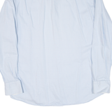 BOSS Slim Fit Mens Plain Shirt Blue Long Sleeve L