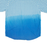 DICKIES Mens Shirt Blue Check L