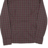 TOMMY HILFIGER Womens Shirt Brown Check Long Sleeve XS