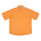 UNDERGROUND Mens Denim Shirt Orange L