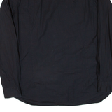 U.S. POLO ASSN Slim Fit Mens Plain Shirt Black Long Sleeve 2XL
