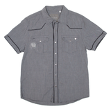 GUESS Mens Plain Shirt Grey M
