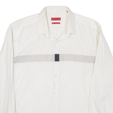 HUGO BOSS Slim Fit Mens Plain Shirt White Long Sleeve M