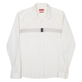 HUGO BOSS Slim Fit Mens Plain Shirt White Long Sleeve M