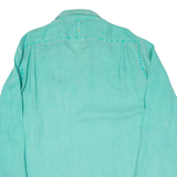 BOSS Mens Plain Shirt Blue Long Sleeve XL