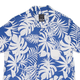 LEFTIES MAN Relaxed Fit Mens Hawaiian Shirt Blue Floral S