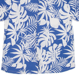LEFTIES MAN Relaxed Fit Mens Hawaiian Shirt Blue Floral S
