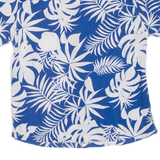 LEFTIES MAN Relaxed Fit Mens Hawaiian Shirt Blue Floral S