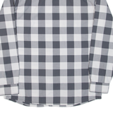 JACK WOLFSKIN Mens Shirt Grey Check Long Sleeve M