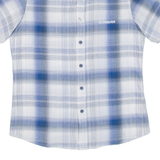 QUIKSILVER Mens Shirt Blue Check S