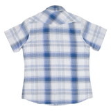 QUIKSILVER Mens Shirt Blue Check S