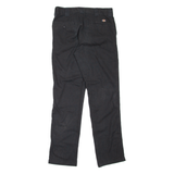 DICKIES Workwear Womens Trousers Black Slim Tapered W32 L31