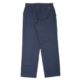 DICKIES Workwear Womens Trousers Blue Regular Straight W31 L30