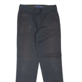 DICKIES Workwear Womens Trousers Black Slim Tapered W28 L30