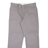 DICKIES Workwear Mens Trousers Grey Regular Straight W38 L32