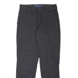 DICKIES Workwear Womens Trousers Black Slim Tapered W32 L32