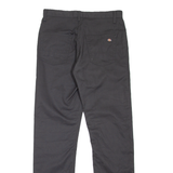 DICKIES Workwear Mens Trousers Black Slim Tapered W28 L32