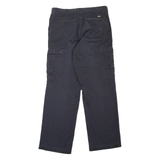 DICKIES Cargo Workwear Mens Trousers Black Relaxed Straight W34 L32