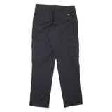 DICKIES Cargo Workwear Womens Trousers Black Slim Tapered W30 L30