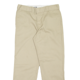 DICKIES 874 Workwear Mens Trousers Beige Regular Straight W34 L29