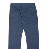 DICKIES Workwear Womens Trousers Blue Slim Straight W33 L32