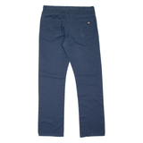 DICKIES Workwear Womens Trousers Blue Slim Straight W33 L32