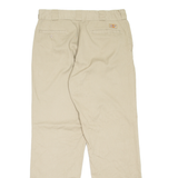 DICKIES 874 Workwear Mens Trousers Beige Regular Straight W34 L30