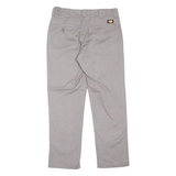 DICKIES Workwear Womens Trousers Grey Slim Tapered W32 L30