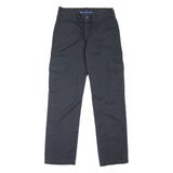 DICKIES Cargo Workwear Womens Trousers Black Slim Straight W29 L32