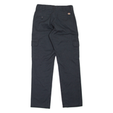DICKIES Cargo Workwear Womens Trousers Black Slim Straight W29 L32