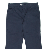 DICKIES Workwear Womens Trousers Blue Relaxed Bootcut W32 L24