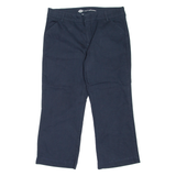 DICKIES Workwear Womens Trousers Blue Relaxed Bootcut W32 L24