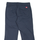 DICKIES Workwear Womens Trousers Blue Relaxed Bootcut W32 L24