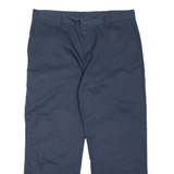 DICKIES Workwear Mens Trousers Blue Loose Straight W38 L29