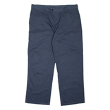 DICKIES Workwear Mens Trousers Blue Loose Straight W38 L29