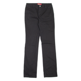 DICKIES Workwear Womens Trousers Black Regular Straight W28 L31