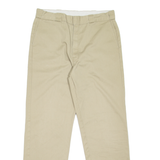 DICKIES Workwear Mens Trousers Beige Regular Straight W35 L33