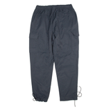 NIKE Womens Joggers Black Tapered L W34 L29