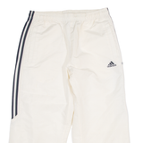 ADIDAS Womens Sweatpants Cream Straight L W34 L24