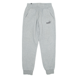 PUMA Mens Joggers Grey Tapered S W28 L28