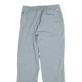 ADIDAS Mesh Lined Womens Sweatpants Grey Straight UK 12 W30 L31