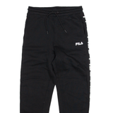 FILA Womens Joggers Black Tapered S W30 L28
