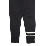 ADIDAS Womens Joggers Black Tapered S W28 L28