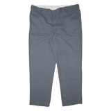 DICKIES 874 Workwear Mens Trousers Grey Regular Straight W43 L31