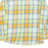 LEVI'S Relaxed Mens Shirt Yellow Check Long Sleeve S