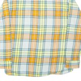 LEVI'S Relaxed Mens Shirt Yellow Check Long Sleeve S