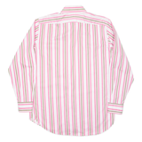 BODEN Mens Shirt Pink Striped Long Sleeve L